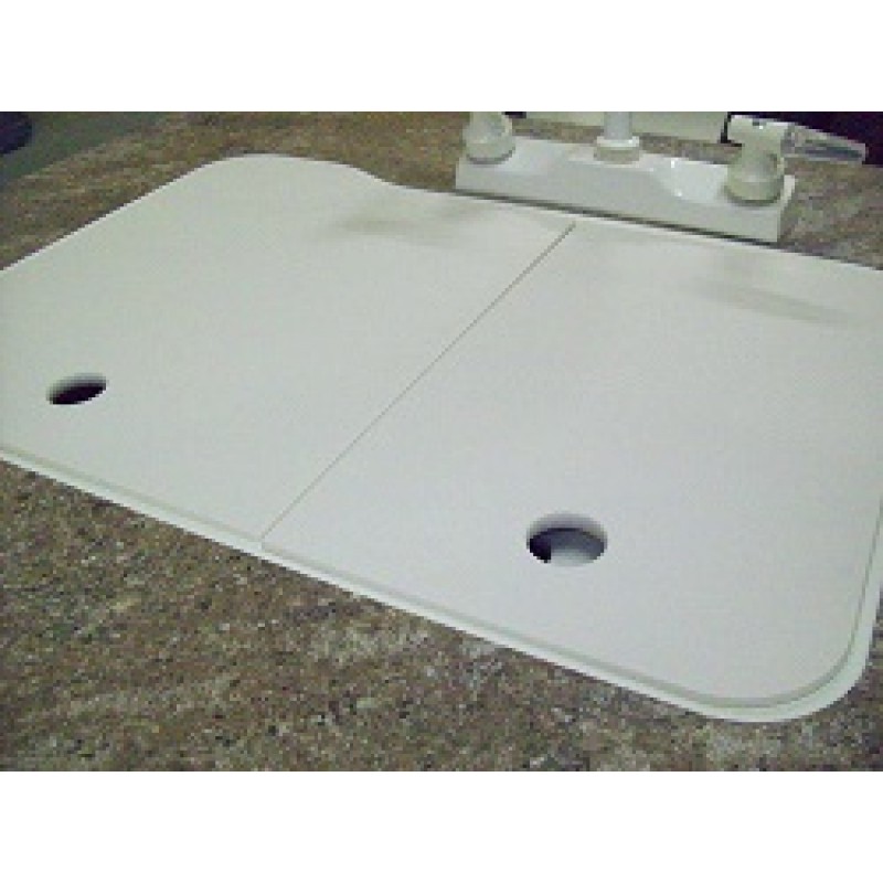 1925, 60/40 Kitchen Sink Covers - White - American Stonecast
